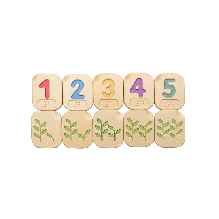 BRAILLE NUMBERS 1-10