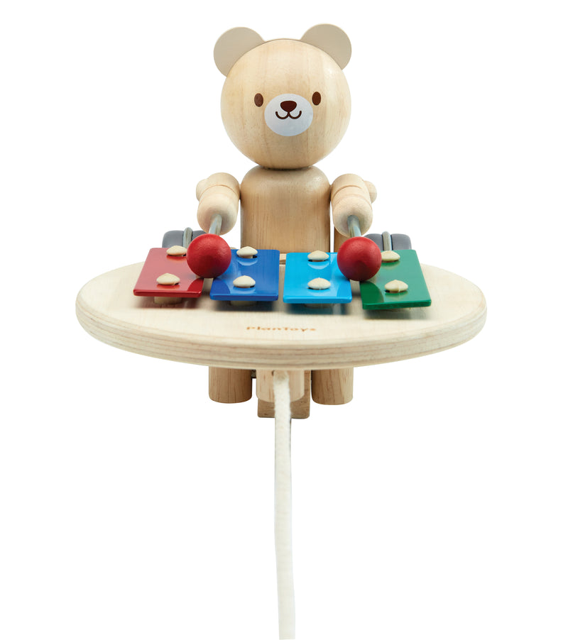 PULL ALONG MUSICAL BEAR