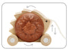 PULL ALONG HEDGEHOG BROWN