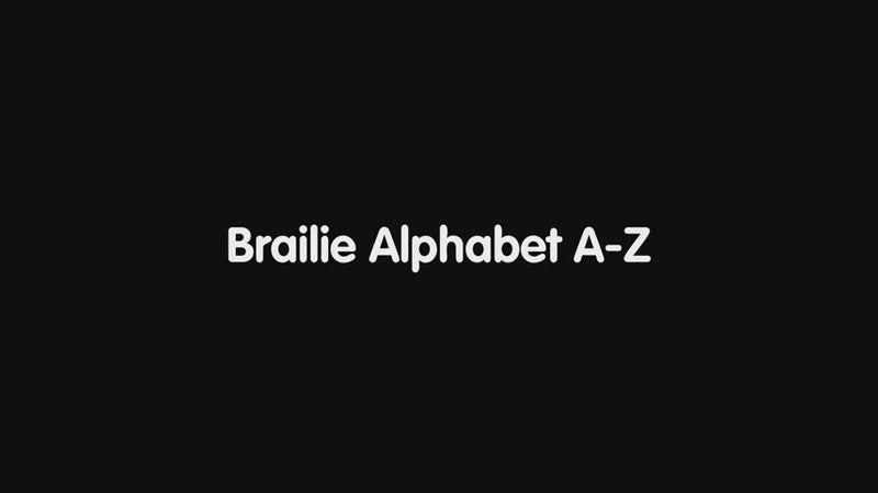 Juego de Alfabeto Braille 