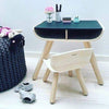 TABLE & CHAIR - BLACK