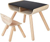 TABLE & CHAIR - BLACK